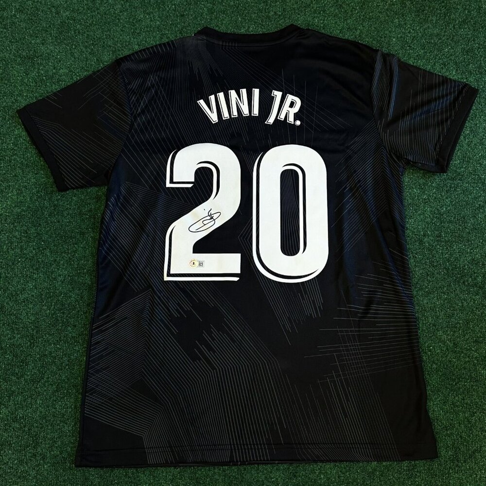 Vinicius Junior Signed Real Madrid Jersey Beckett Authenticated BAS COA